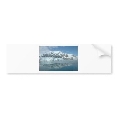 Alaska Scenery Bumper Sticker by GreyWolfCreation