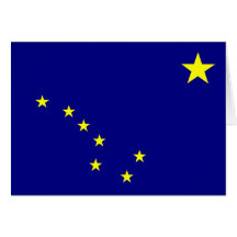 Alaska State Flag Greeting Cards
