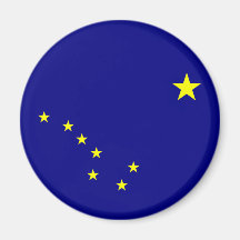Alaska State Flag Magnets