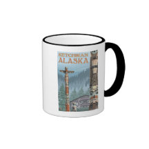 Alaska Totem Poles - Ketchikan, Alaska Mugs