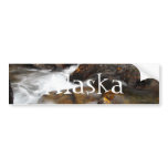 Alaskan Autumn Waterfall; Alaska Souvenir Bumper Stickers