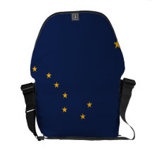 Alaskan Flag Messenger Bags