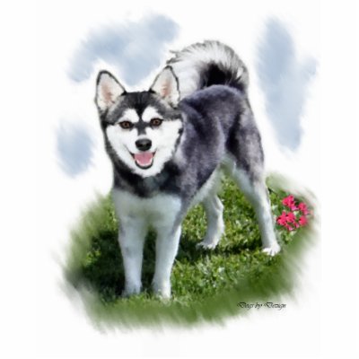 Alaskan Klee Kai Art Cut Outs by DogsByDezign