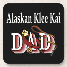 Alaskan Klee Kai Dog Dad Drink Coaster