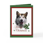 Alaskan Malamute Christmas Gifts Cards