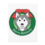 Alaskan Malamute Christmas