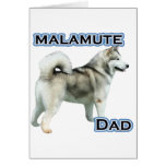 Alaskan Malamute Dad 4 cards