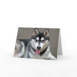 Alaskan Malamute Dogs Cards