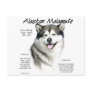 Alaskan Malamute History Design