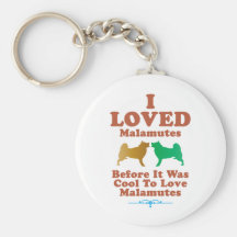 Alaskan Malamute Key Chain