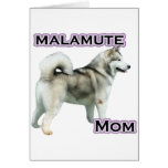 Alaskan Malamute Mom 4 Greeting Cards
