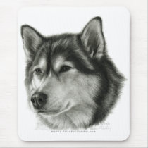 Alaskan Malamute Mousepads