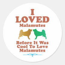Alaskan Malamute Stickers