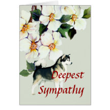 Alaskan Malamute Sympathy or Pet Loss Cards