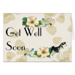 Alaskan Malamute ~ Tan Leaves Motiff Cards