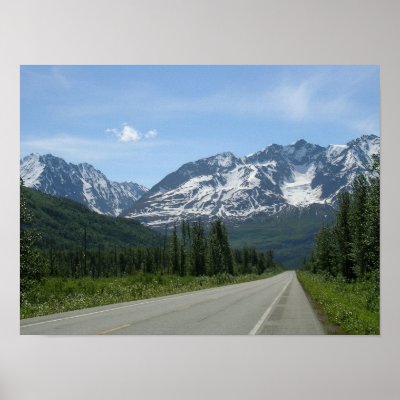 Alaskan Road Print by spgranda