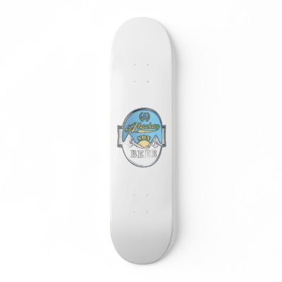 alaskan sun beer skateboard by beerbeerbeer