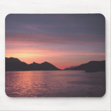 Alaskan Sunset Mousepads
