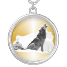 Alaskan Timber Wolf Necklace