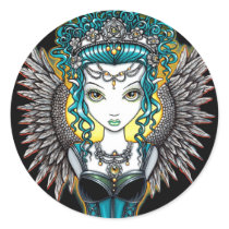 "Alaura" Gothic Guardian Angel Stickers