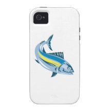 Albacore Tuna Fish Retro Case-Mate iPhone 4 Covers