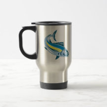 Albacore Tuna Fish Retro Coffee Mugs