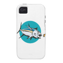 Albacore Tuna Fish Retro Vibe iPhone 4 Cover