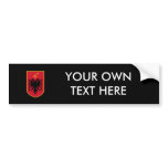 Albania Coat of Arms Bumper Sticker