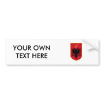 Albania Coat of Arms Bumper Sticker
