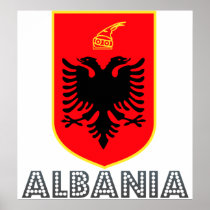 Albania Coat of Arms Poster