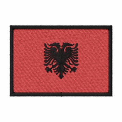 Albania Flag Hoody by ZazzleEmbroidery