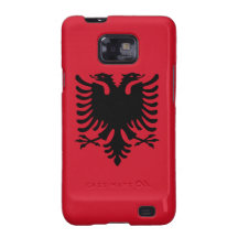 Albania Flag Samsung Galaxy SII Case