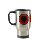 Albania quality Flag Circle Coffee Mug