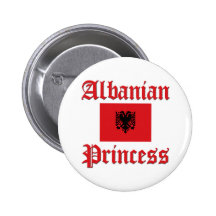 Albanian Princess Pinback Button