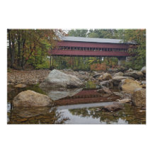 Albany Bridge, just off the Kancamagus Photographic Print