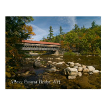 Albany Covered Bridge, NH     Postcard