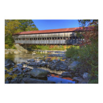 Albany covered bridge over Swift River, White