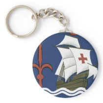 Albergo Columbia Genoa ~ Trieste Key Chains