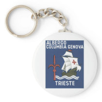 Albergo Columbia Genova Trieste Keychain