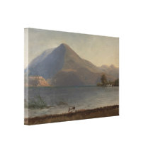 Albert Bierstadt - On the Hudson Canvas Prints