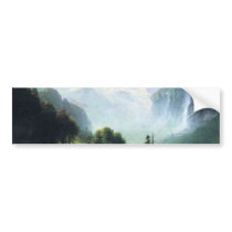 Albert Bierstadt  staubbach falls near lauterbru Bumper Sticker
