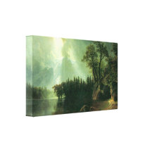 Albert Bierstadt - Storm over the Sierra Nevada Canvas Print
