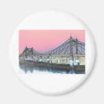 Albert Bridge London Fridge Magnet