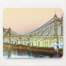 Albert Bridge London Mouse Pad