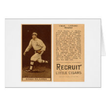 Albert Chief Bender Baseball 1912 Greeting Cards