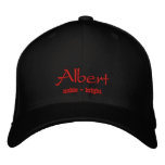 Albert Embroidered Cap / Hat embroidered hats