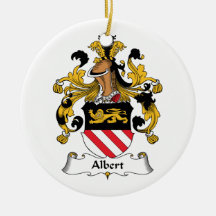 Albert Family Crest Christmas Tree Ornament