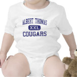 Albert Thomas Cougars Middle Houston Texas T Shirt