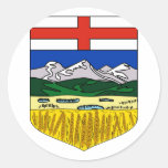 Alberta, Canada Autocollant Rond