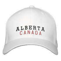 ALBERTA, CANADA HAT EMBROIDERED HATS